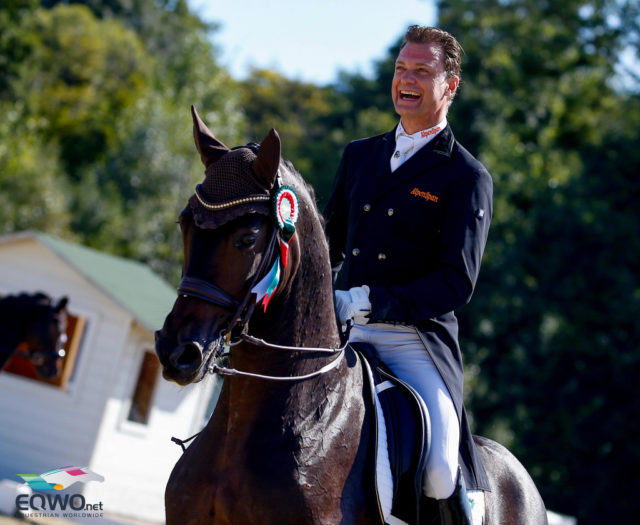 Ferrero Küsschen trägt seinen Reiter Peter Gmoser zum Meistertitel in der kleinen Tour